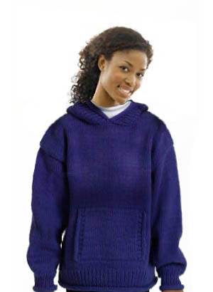 Hooded Sweaters - Free knitting patterns and crochet patterns by