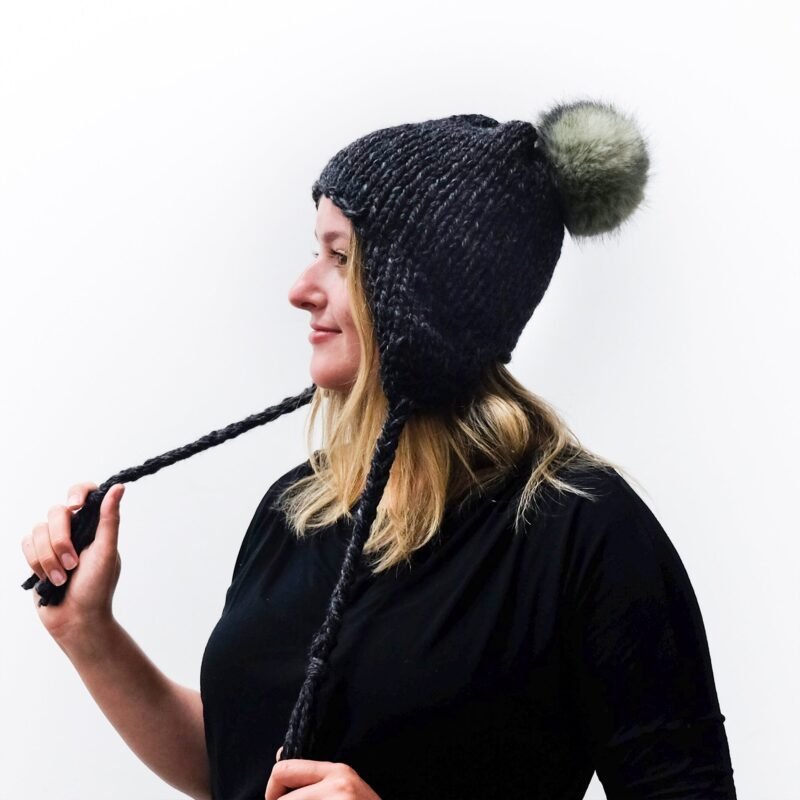 Knit Earflap Hat BePatterns