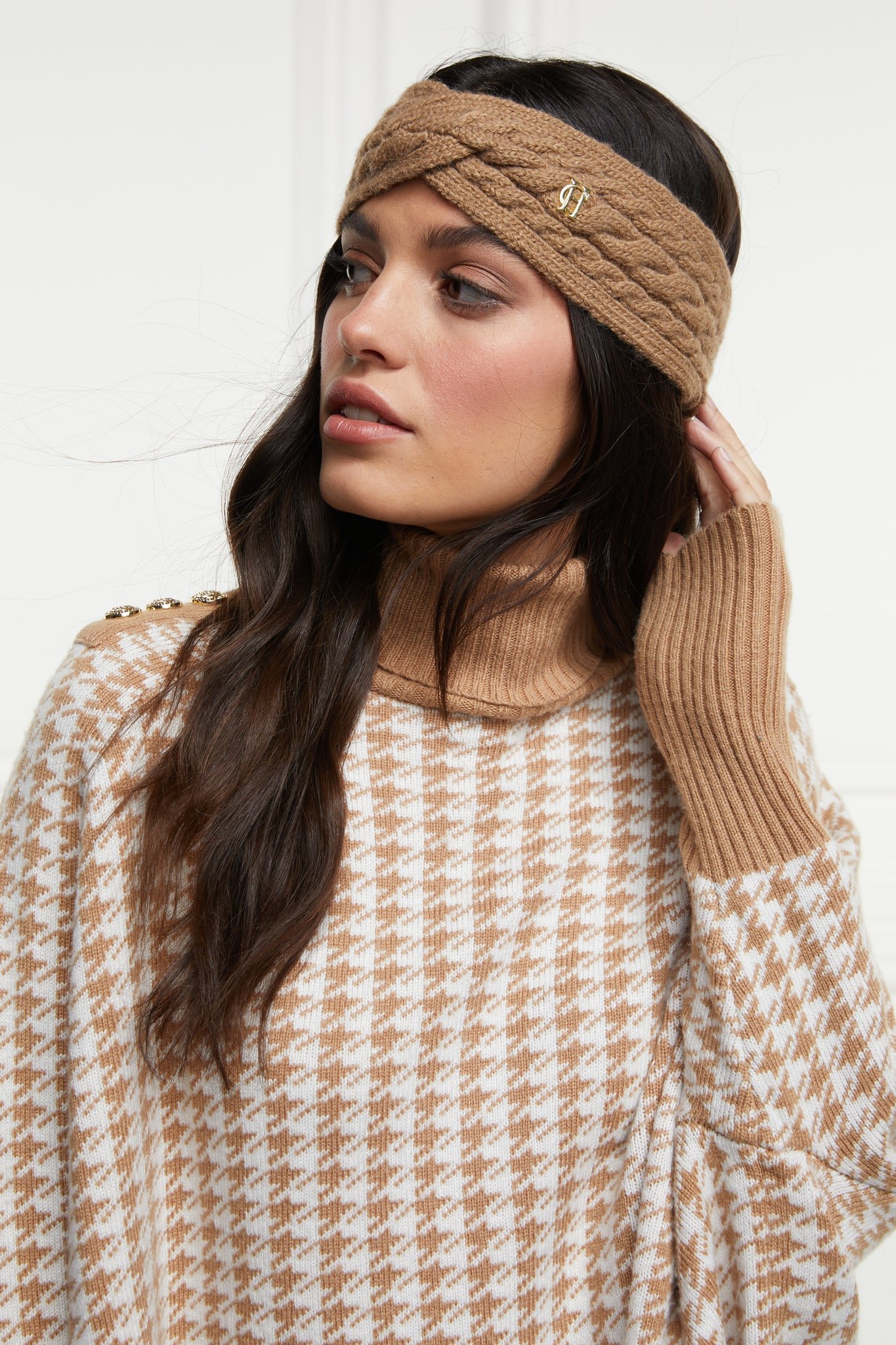 knitting Striped Headband and Wristlets