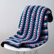 Granny Goes Bright Crochet Blanket Granny Goes Bright Crochet Blanket