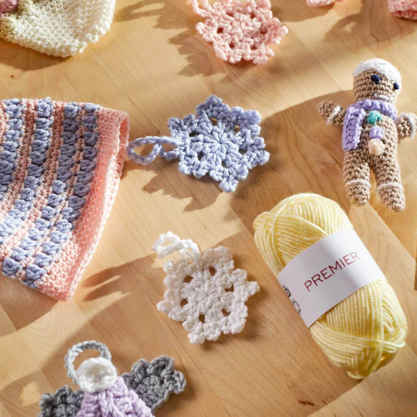 CROCHET SNOWFLAKE ORNAMENTS